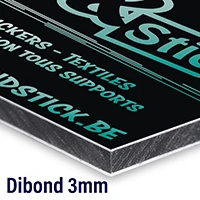 Panneau Publicitaire personnalisé Dibond Aluminium - 3mm